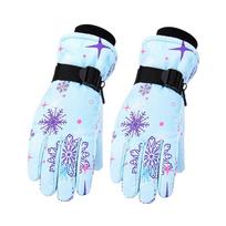 Non-slip Children Ski Gloves Waterproof Kids Winter Mittens Cute Snow Gloves  Children Kids 1