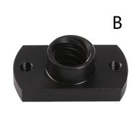 T8 Švino Varžto Veržlė Žingsnis 2mm Švinas 8mm Žalvaris Pom T8X8mm Flanšas Švino Varžto Veržlė CNC Dalims Ender 3 Cr10 3D Spausdintuvo Priedai B