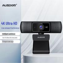 AUSDOM AF640 4K UHD Webcam with Mic & Speaker juoda spalva