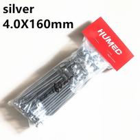 36 psc/lot Motorcycle Wheel Spokes Nipples Pit Bike  #45 Steel Wire 8G 4.0×170/175/180/190/195/200/205/210mm motorcycle Spoke 4.0X160mm silver