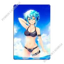 Sinon Bikini Metalinis Ženklas Vintage Dizainerio Garažas Personalizuotas Svetainė Skardinis Ženklas Plakatas 20x30cm（7.8x11.8inch）