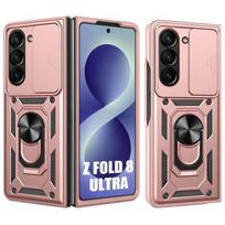 Case for Samsung Galaxy Z Fold 8 Ultra, Rigid Shockproof Bumper with Camera Protection - Pink rožinė