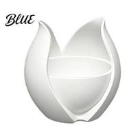 Small Foliage Plant Container Tulip Flower Shape Planter 3D Printed Decorative Pot Matte Finish Planter Modern Minimalist for Home Office Desk Decor