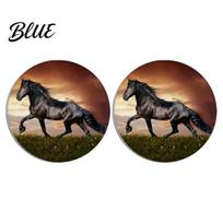 Simple Car Coaster 2PCS Coasters Easy Clean Round Cup Holder Wear-Resistant Holder Decorative for Desktop Home Bar Kitchen Travel Spill-proof 6