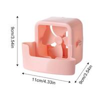 Fan Mist Cooling Adapter Quick Cooling Floor Fan Household Hangable Ice Box Attachment Portable Fan Refrigeration Accessories rožinė