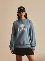 Supra Essential Crown Boucle Embroidered Oversized Sweatshirt (Lt.Blue) Sbs/S