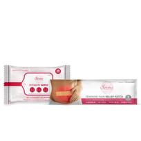 Sirona Combo with Period Pain Relief Patched - 5 Patches and Intimate Wet Wipes - 10 Wipes white