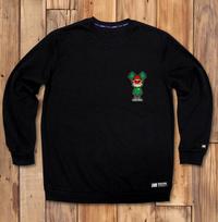 Doldol Ally_Mtm_06 Bicycle Camping Deer Ellie Character Graphic Sweatshirt Light Gray/Xl