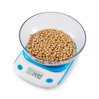 ChangXie Smart Kitchen Scale Calories 5KG ABS Plastic Weight Electric Scale Kitchen Food Scale (red,5 kg&1g&17*13.18*2.7cm) raudona