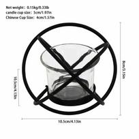 Candlestick Pumpkin Bird Bike Geometric Candlestick  Dining Table Desktop Display Geometry