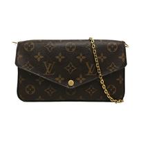 [Pre-Owned] Felicie Pochette Classic Monogram Coated Canvas And Leather Three-In-One Chain Bag - Very Good #1II3MOV ONE SIZE