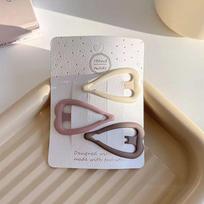 3pc/set Square Star Love BB Clip Water Drop Y2k Barrettes Elegant   Photograph B
