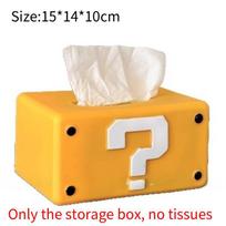 Super Mario Bros Tissue Box Holder With Plastic Material For Home Decor And Giftgiving