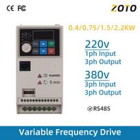 VFD 0.4KW 0.75KW 1.5KW 2.2KW Frequency Inverter 1PH TO 3PH 220V Applicable to Three-phase Motors Frequency Converter AC Drive 1ph220V-3ph220V
