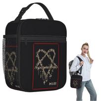 Heartagram Him Music Band Logo Insulated Lunch Bag for Women Kids Portable Food Boxes Thermal Lunch Box Tote One Size