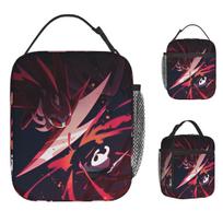 Hollows Lunch Bag Game Knights Vintage Lunch Box School Convenient Thermal Tote Handbags For Men Waterproof Custom Cooler Bag One Size