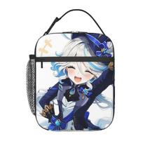 Furina Genshin Impact Insulated Lunch Bag for Women Children Portable Food Boxes Thermal Lunch Box Tote One Size