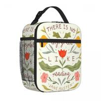 Bestselling Like Reading - Jane Austen Multifunctional Student Lunch Bag Office Lunch Cooler Tote One Size