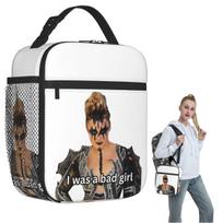 JoJo Siwa Bootleg Singer Karma Album Insulated Lunch Bag for Women Kids Leakproof Food Boxes Thermal Lunch Box Tote One Size