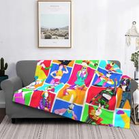 Just Dance Games Blanket Fleece Flannel All Season Multifunction Super Warm Thin Dance Throw Blankets For bed Bedspread Size: 75*100cm, Weight: 230 GSM