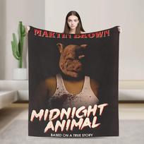 Hotline Miami The Movie Flannel Blankets Warm Soft Throw Blanket for Couch Bed Picnic Fashion Bedspread Sofa Bed Cover Size: 75*100cm, Weight: 230 GSM