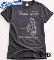 CRetro 90's Comfort Colors Bloodborne The Hunter T-Shirt,Gothic Game Tee, Distressed Gamer Fan T-Shirt,Gift For Women and Man Unisex T-Shirt 3XL