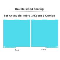 Juupine OMG Glacier for Anycubic Kobra 3 V2 Build Plate Upgrade Kobra 3V2 Cool Plate PLA PETG Superior First-Layer Adhesion 1PCS