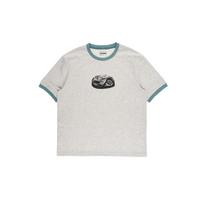 The World Small Stone Ringer Tee Turquoise 1
