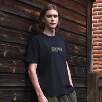 Sculp Pig [Smt24030-01] Skpg Men'S Crack Logo T-Shirt Black Black/2Xl