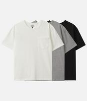 Calico Athletic S/S Pocket Tee 3Rd Generation Vintage White/M