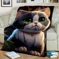 Cute Calico Cat,Garfield Cat,Persian Cat,Ragdoll Cartoon Blanket,Soft Throw Blanket for Home Bedroom Bed Sofa Cover Blanket Kids Size: 75*100cm, Weight: 230 GSM