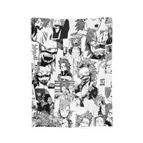 Katsuki Bakugou My Hero Academia Blanket Plush Novelty Warm Throw Blankets for Bedding Lounge Winter, Size: 75*100cm, Weight: 230 GSM