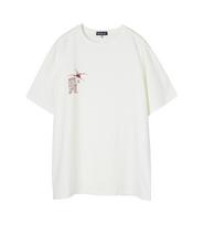 Edible Let Pioson Graphic Regular Fit T-Shirt O/White L