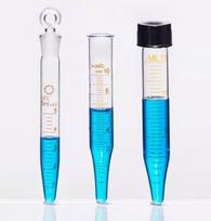 Centrifuge test Tubes with Pointed Stoppers and Graduated Bottoms 20*20*20cm