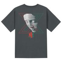 Khan 6312 Ktg0150 Avant-Garde Short Sleeve T-Shirt - Gray Grey/Xl