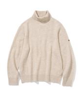 Uniform Bridge Alpaca Turtle Neck Knit Cream M