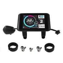 Ukc1 Ukc1+ 48v-72v Black High Quality DC Electric Bicycle LCD Display with USB Charging Function