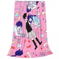 Sunny Basil Aubrey Blanket Velvet Omori Game Super Warm Throw Blankets for Home Couch Bedroom Quilt Size: 75*100cm, Weight: 230 GSM