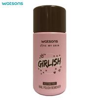Watsons Girlish Acetone - Nagų lako valiklis be 100 ml. 100 ml.