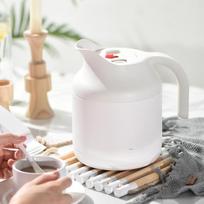 Buitinis nerūdijančio plieno termosas 1.5L Kūrybiškas besisukantis aukštos vertės termosas 1.5L balta
