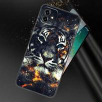 Liūtas Vilkas Tigras Lokys Kiškis Telefono dėklas Apple iPhone 13 12 Mini 11 Pro XS Max XR X 8 7 6S 6 Plus SE 2022 2020 5S 5 Minkštas dangtelis iPhone 13 Pro Max