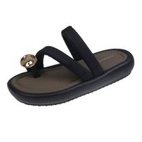 Paplūdimio moteriškos šlepetės Madingi moteriški batai Minkšto paduko platforminiai batai 2024 m. Naujos moteriškos šlepetės Universalūs Zapatos Para Mujeres 35