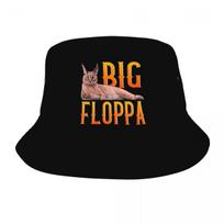 Big Floppa Meme Bucket Hat for Unisex Women Print Cute Caracal Cat Summer Beach Sun Cute Caracal Cat Fisherman Cap One Size