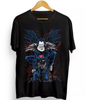 Kira Ryuk T-Shirt Death Note Horror Anime Black Graphic Tee Gifts Shirt All Size XL