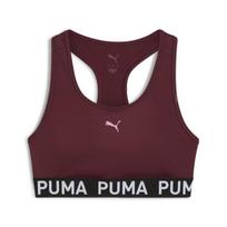 PUMA treniruočių liemenėlė moterims PUMA 4KEEPS STRONG BRA - MID Ruby Shimmer - 52696209, raudona, XS