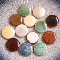 100g Oval Ceramic Mosaic Tiles Piece DIY Mosaic Making Stones for Craft Hobby Arts Home Wall Decoration leaf petal shape cerh1 100g