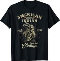 2025 new model Vintage American Motorcycle Indian for Old Biker Gifts Shirt T-Shirt S
