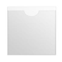 Permit Holder for Car Windscreen Square Parking Permit Holder for Permits Badge- white
