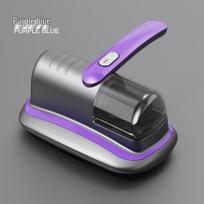 Handheld Wireless Anti-Mite Vacuum Cleaner with UV for Beds 1 Filter violetinė