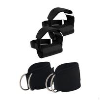2 Pack Dumbbell Ankle Straps for Leg Training And Tibialis Strengthening Upgrade